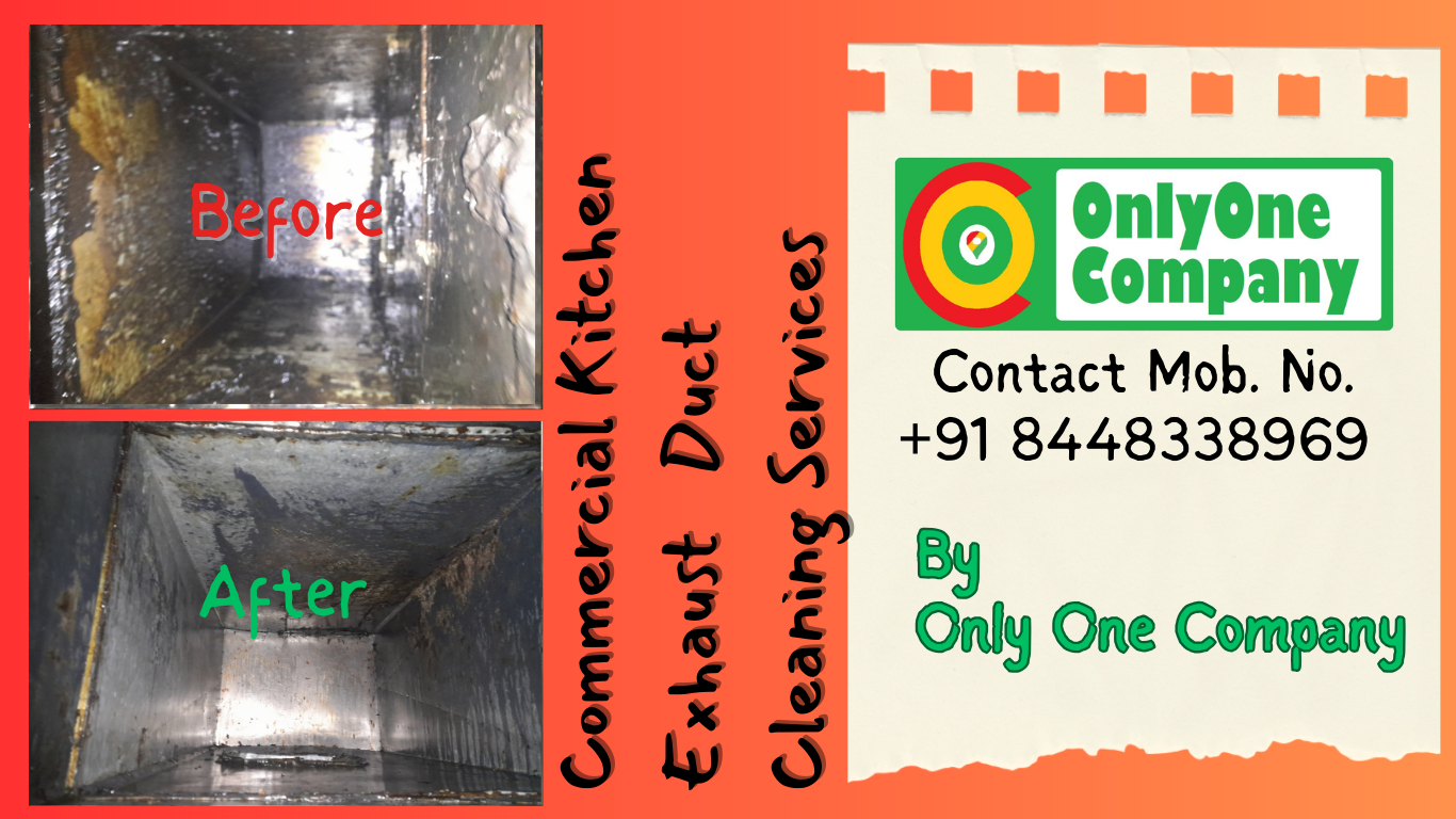 Commercial Kitchen Exhaust Duct Cleaning Services 1 Commercial kitchen exhaust duct cleaning services providing by Only One Company.