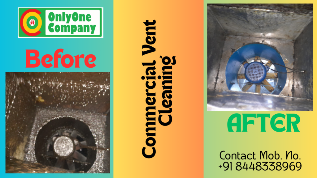 commercial vent cleaning by only one company.