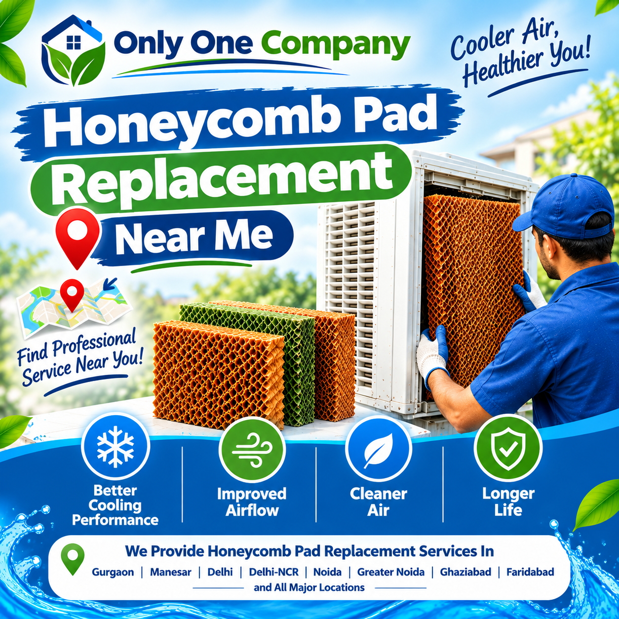 Honeycomb Pad Replacement Near Me